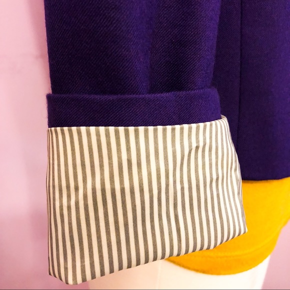J. Crew Purple School Boy Wool Blazer Jacket XS - Picture 8 of 8